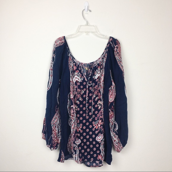 Piko 1988 Tops - Piko 1988 Paisley Floral Print Blouse Top Sz M